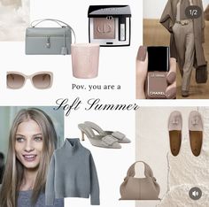 Fair Soft Summer, Soft Summer Outfits Inspiration, Soft Summer Aesthetic, Soft Summer Palette, Soft Summer Color Palette, Soft Summer Colors, Summer Palette, Color Combinations For Clothes, Summer Soft