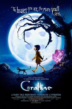 Coraline Art, Laika Studios, Coraline Movie, Coraline Aesthetic, Coraline Jones, Tim Burton Movie, Movie Poster Wall, Movie Covers