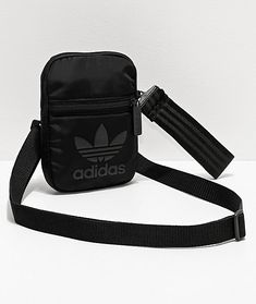 Classic Athleisure, Clean Branding, Athleisure Style, Adidas Skateboarding, Casual College Outfits, Black Crossbody Bag, Athleisure Fashion, Black Crossbody, Cute Bags