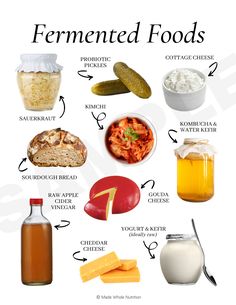 Fermented Foods, Healthy Gut, Health Diet, Health And Nutrition