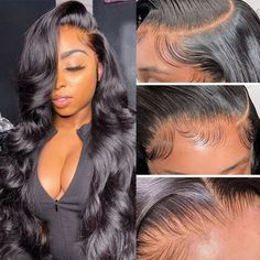 PRICES MAY VARY. ❤️13x6 Lace Front Wigs Human Hair【Hair Material】 : 100% Unprocessed Brazilian Virgin Hair, Lace Front Wigs Human Hair, Full & Bouncy, Soft & Natural. Can Be Dyed, Bleached, Straightened, Restyled. No Smell, Tangle & Shedding Free. ❤️13x6 Body Wave Lace Front Wig【Hair Quality】: HD Lace Front Wigs Human Hair 180 Density, No Split Ends. Hand-Crafted Technology, Simulated Scalp.10a Grade Body Wave Frontal Wigs Human Hair can make ponytail and bun . ❤️13x6 Body Wave Wig【Cap & Lace Si Frontal Wig Body Wave, Brazilian Straight Human Hair, Lace Front Wigs Human Hair, Women's Wigs, Wigs Human Hair, Straight Lace Front Wigs, Body Wave Wig, Body Wave Hair, Front Lace Wigs Human Hair