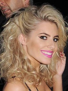 80s Hair And Makeup, 80s Hair Styles, 80's Hairstyle, The Saturdays, 80s Party Outfits, Mollie King, 80s Prom Dress, 80s Prom