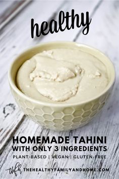 homemade tahitii with only 3 ingredients in a bowl on a white wooden table