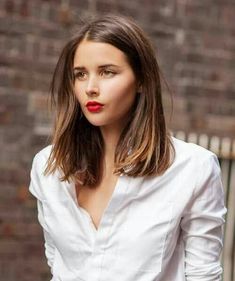 Very Long Bob, Long Bob Balayage, Hair Color Flamboyage, Straight Bob Hairstyles, Long Face Hairstyles, Long Bob Haircuts, Lob Haircut, 2015 Hairstyles, Long Bob Hairstyles