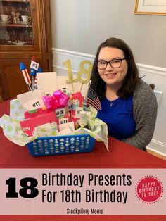 Birthday Present Gift Idea For 18 Year Old - STOCKPILING MOMS™ 18th Birthday Basket, Surprise Ideas, Presents For Girlfriend