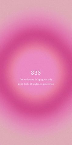 an abstract pink background with the words 333 in white text on top of it