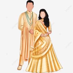 Indian Bride Illustration, Groom Caricature, Bride Groom Illustration, Wedding Couple Illustration, Marriage Cartoon, Cartoon Bride