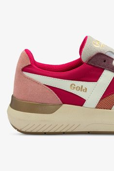 Gola Women's Raven Orange Spice/Raspberry/Coral Pink Atheltic Lace Up Nursing Shoes, Athletic Nursing Shoes Shoes For Nurses, Orange Spice, Nursing Shoes, Shoes Shoes, Coral Pink, Shoes Athletic, Nursing, Raspberry, Coral