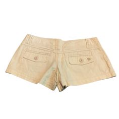 Nwt Billabong Short Shorts Size 3 15” Waist 7” Rise Y2k Bottoms With Built-in Shorts, Fitted Cotton Y2k Bottoms, Y2k Style Fitted Cotton Bottoms, Beige Cotton Y2k Style Bottoms, Y2k Bottoms With Built-in Shorts For Summer, Y2k Bottoms With Built-in Shorts For Spring, Y2k Style Cotton Mid-rise Bottoms, Y2k Style Cotton Shorts For Spring, Spring Y2k Cotton Shorts