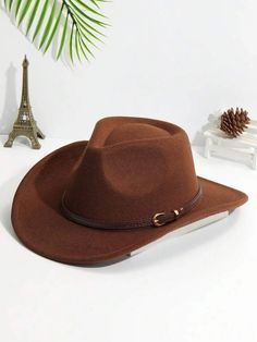 This stylish hat is a summer must-have! Perfect for a beach or lake day. Have a concert coming up? What about the Taylor Swift tour? This hat would be perfect for all occasions! Color: Coffee Brown Composition: 65% Rayon + 35% Polyester Material: Viscose Dimentions: 11.5cm x 7.5cm. Brim 58cm. Adjustable Felt Hat For Summer Country Events, Adjustable Felt Hat For Country Summer Events, Adjustable Summer Felt Hat For Country Events, Brimmed Felt Hat For Summer, Adjustable Brown Boater Hat For Country Events, Summer Felt Hat With Brim, Adjustable Country Style Felt Hat For Summer, Summer Felt Hat With Brim, One Size Fits Most, Curved Brim Fedora For Beach And Fall