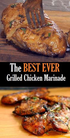 the best ever grilled chicken marinade