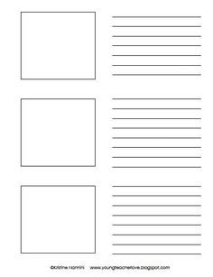 the four squares are shown in this worksheet to help students learn how to write