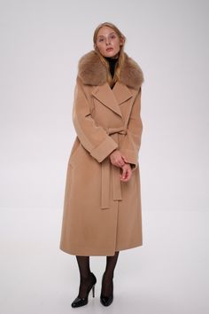 Description: A timeless wardrobe staple, this wool/cashmere coat exudes luxe sophistication offering an unmatched combination of warmth, softness and lightness. Product Details: Outer Fabric: 64% Cashmere, 33% Wool, 3% Elastane Genuine Polar Fox fur (dyed) Detachable fur (refer to images displaying the garment without fur) Please note: product color may slightly vary due to photographic lighting sources or your monitor settings. Each garment with natural fur will have slightly different color to Camel Wool Coat, Timeless Wardrobe, Fur Parka, Timeless Wardrobe Staples, Cashmere Coat, Cashmere Wool, Photographic Lighting, Fox Fur, Wool Coat