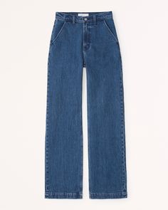 Women's High Rise 90s Relaxed Jean | Women's Bottoms | Abercrombie.com High Rise 90s Relaxed Jean, Earthy Yellow, Transition Outfits, Work Fits, Women's Bottoms, Abercrombie And Fitch Jeans, Relaxed Jeans, Cute Jeans, Classic Jeans