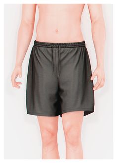 an image of a man in black shorts