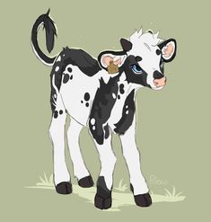 Animal Oc Art, Cow Fursona, Cow Character Design, Cute Horse Drawing, Cow Oc, How To Draw Cow, Digital Art Animals, Cow Sketch, Character Design Art