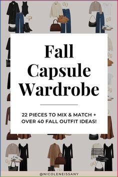 Create the perfect neutral fall capsule wardrobe with this fall style guide! I'm sharing 22 fall clothing essentials for chic and effortless fall style, plus over 40 cute and casual fall outfits for women you'll want to copy! | 2024 fall capsule wardrobe, fall outfit ideas, fall fashion, fall outfits 2024, fall wardrobe essentials, fall 2024 Fall Fashion 2024 Women 40, Fall Outfit Essentials 2024, Fall Outfits Capsule Wardrobe 2024, Plus Neutral Outfits, Fall Outfits 2024 Over 40, Capsule Wardrobe Women 2024 Fall, Fall Outfit Neutral, Fashion Over 40 Fall 2024, 2024 Fall Wardrobe Capsule