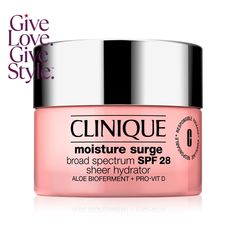 in stock Moisture Surge, Clinique Moisture Surge, Clinique Moisturizer, Deep Skin, Broad Spectrum Sunscreen, Spf Sunscreen, Skin Protection, Oil Free, Fragrance Free Products