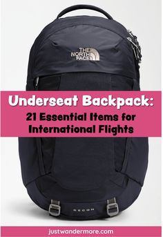 Create a streamlined plan for packing your underseat backpack. Keep a travel backpack packing list. Check out these 21 best carry on travel essentials for all your trips to bucket list destinations. These international travel essentials work for teens, long flights, families, women, and men. Packing Personal Bag For Airplane, Backpack Carry On Packing Lists, How To Pack A Backpack For Airplane, Carry On For Long Flight, Airplane Packing List Carry On Bag, Personal Bag For Flight, Carry On Packing List Airplane Travel Essentials, Pack Personal Item Bag, International Carry On Packing List