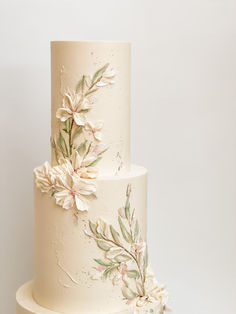 aesthetic wedding cake inspo Cake Forest, Wedding Cake Forest, Wedding Cakes And Cupcakes, Wedding Fayre, Dream Wedding Cake, Simple Cake Designs, Buttercream Cakes, Cake Bakery