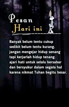 an advertisement for pesan hari ini with the caption's description