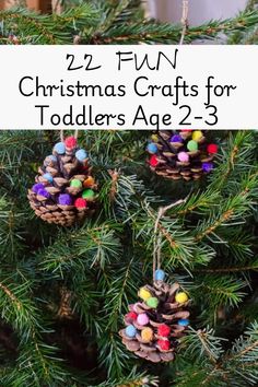 Oct 25, 2024 - From snowman ornaments to reindeer candy canes to pine cone Christmas trees, here are 22 crafts that are fun and easy to make with your toddler or preschooler.