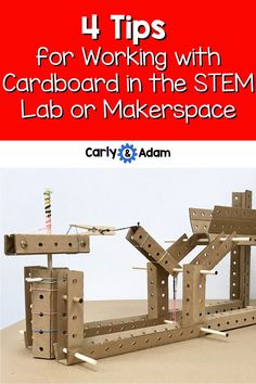 Makedo Cardboard Projects, Steam Activities Elementary, Stem Resources, Cardboard Storage, Stem Lab, Construction Activities, Science Words, Stem Elementary, Stem Classroom