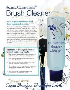 New & Improved SenseCosmetics Brush Cleaner Dirty Makeup, Messy Makeup, How To Wash Makeup Brushes, Marble Makeup