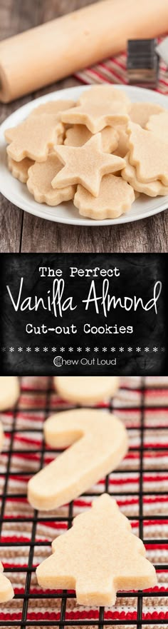 the best vanilla almond cutout cookies recipe