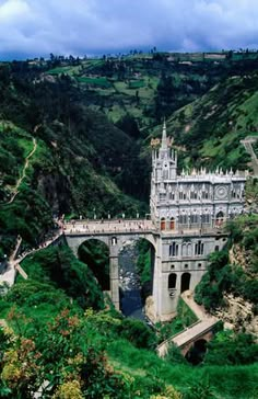 Santuario de Nuestra Senora de las Lajas, church built on bridge over gorge of the Guaitara River, Colombia Place Of Worship, A Castle, A Bridge, Lonely Planet