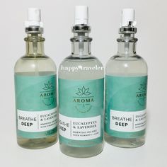 Eucalyptus & Lavender Mist & Pillow Spray Bath & Body Works Aromatherapy Set Of 3 New With Tags 5.3 Oz Smells Like: Refreshing, Soothing Me Time In The Steam Room. Scent: Eucalyptus And Lavender Essential Oils. #4238 Eucalyptus And Lavender, Eucalyptus Lavender, Lavender Mist, Pillow Spray, Steam Room, Skin Care Women, Lavender Essential Oil, Bath Body, Bath Body Works