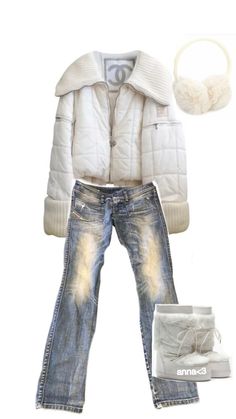 White Jacket Outfit, Coquette Winter, Outfit Coquette, 00s Mode, Puffer Jacket Outfit, Best Winter Outfits, 2000s Outfits, Winter Fit, Fits Clothes