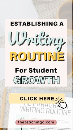 the writing routine for students to learn how to write and use it as an interactive tool