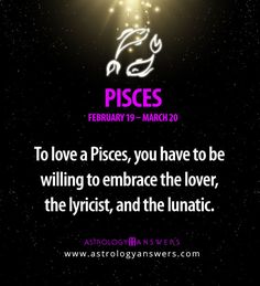 a quote from pisces on the back of a black background with an image of a