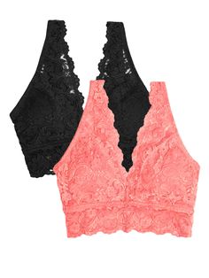 PRICES MAY VARY. Bralettes are perfect for when you want to feel comfortable but still look cute. The Smart&Sexy Signature Lace Deep V Bralette can be worn around the house or dressed up under your favorite tops. A wireless push-up bra, you won't believe how much lift this bralette can give! This bralette top features removable triangle cups for padding so you can customize your support. All-over lace bralette features extra wide front camisole straps, and a gorgeous deep V plunging neckline in Lace Bralette Top, House Wear, Cotton Bras, Bralette Top, Bralette Tops, Shoulder Shirts, Lace Bralette, Bra Lingerie, Push Up Bra