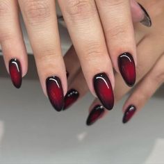 40 Glowing Aura Nails to Elevate Your Manicure Game Glowing Aura, Aura Nails, Gothic Nails, Goth Nails, Grunge Nails, Black Nail, Funky Nails, Dream Nails, Pretty Acrylic Nails