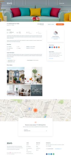 the homepage is clean and ready to be used as a web page for furniture stores