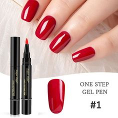 3 in 1 Step Nail Polish Pen 5ml Nail Gel Painting Varnish Pen Nail Varnish Nail Tool Without And Top Coat Description: Size: 5 mL.  Color: Multicolor. Nail Polish Pens, Nail Pen, Gel Nail Kit, Nail Polish Kits, Shiny Nails, Gel Lacquer, Womens Nails, Nail Polish Sets, Nail Varnish