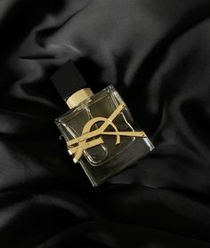 pinterest: hezzprice Aesthetic Fragrance, Saint Laurent Aesthetic, Ysl Fragrance, Ysl Aesthetic, Ysl Perfume, Perfume Aesthetic, Black And Gold Aesthetic, Ysl Lipstick, Black Perfume