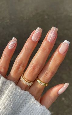 Unghie Nail Art, Milky Nails, Winter Nails Acrylic, Acrylic Nails Coffin Short, Short Acrylic Nails Designs