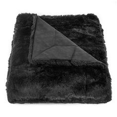 HiEnd Accents Oversized Arctic Bear Throw Blanket TR5005-AB-BK Black Cover: 82% Acrylic/18% Polyester. Lining: 100% Polyester 50x80x1.5 Rustic Throw Blanket, Faux Fur Decor, Brown Throw Blanket, Oversized Throw Blanket, Pillow Combos, Fur Decor, Bear Blanket, Black Throws, Lodge Style