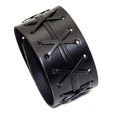 PRICES MAY VARY. The material of this cuff bracelet is pu leather and alloy. Leather Total Length:242MM(9.53"),Width:38MM(1.50"). Bracelet Suitable For Birthday(Son's,Boyfriend's,Girlfriend's And So On.) This cuff bracelet can be matched with any clothes, making you more perfect. This cuff bracelet has a unique punk style design, which is different from other bracelets. Heavstjer Store:
 Heavstjer jewelry is 100% new brand.
 Please take care of your jewelry regularly.
 Heavstjer jewelry does not Parkour Civilization, Ghost Cosplay, Dark Bracelet, Dark Earrings, Bracelet Arm, Leather Wrist Cuff, Dark Jewelry, Clothes Making, Punk Accessories