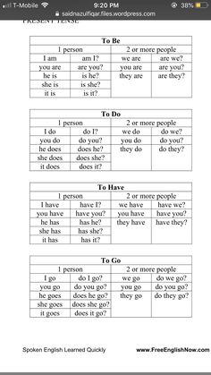 an english worksheet with the words to be followed by two people, one person and