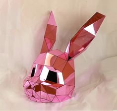 The polygonal mirror rabbit mask has a convenient universal adjustable head ring. We can also optionally add vintilization, voice change or backlighting. ADVANTAGES OF OUR MASKS ★ Stunning modern design ★ They are strong and lightweight ★ Adjustable and reliable fastening, you can dance in them ★ Excellent visibility and easy breathing. We also offer the creation of unique custom mask designs. Just contact us, write your idea or send a picture and we will implement your idea! The mirror mask is made of high-quality acrylic. Colored acrylic is made using our proprietary technology and we offer many unique mirror shades that have no analogues. Rabbit Masquerade Mask, Bunny Masks, Mirror Mask, Voice Change, Rabbit Mask, Custom Mask, Unique Mirror, Bunny Mask, Good View