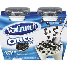 yocrunch oreo cookies'n cream drink mix, 2 - pack