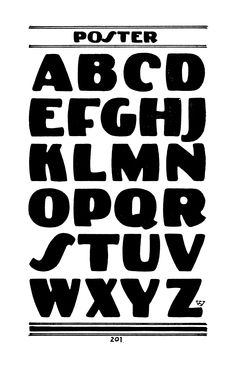 the alphabet is black and white with letters on it, as well as an uppercase