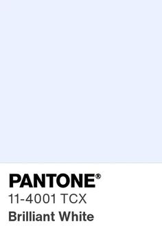 pantone's brilliant white paint is shown in this image