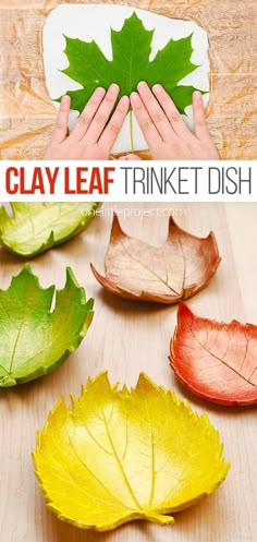 Clay Leaf Bowl | DIY Leaf Clay Dish Clay Leaf Bowl, Diy Clay Bowl, Charcoal Benefits, Fun Homemade Gifts, One Little Project, Leaf Art Diy, Activated Charcoal Benefits, Diy Leaf