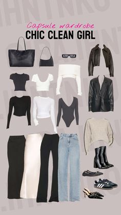 Clean Girl Aesthetic, Capsule Wardrobe