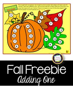 the fall freebie adding one activity is shown